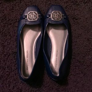 Blue flats size 9